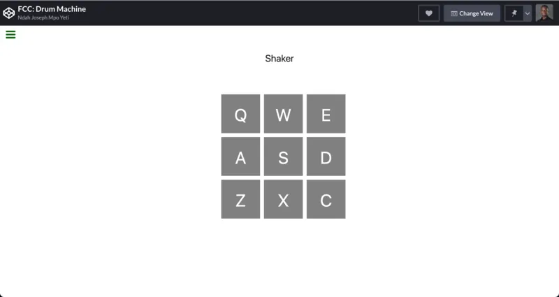 Drum Machine web app