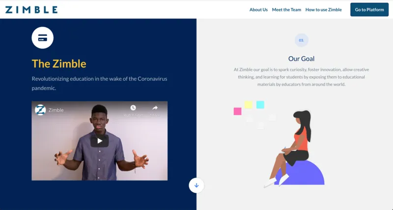 Zimble web application